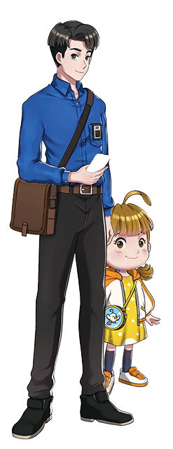 Dio & Mona illustration
